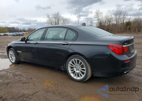 2013 BMW 750 Lxi из США, поврежденный, VIN WBAYF8C58DD139800